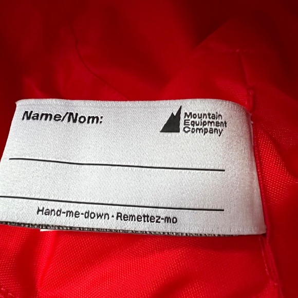 MEC Mountain Equipment Rain Hat Childs Small Navy Blue Chin Strap - Picture 8 of 9